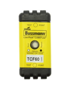 Wkładka bezpiecznikowa modułowa 26x29x55mm 60A CF J 600V AC 300V DC TCF60