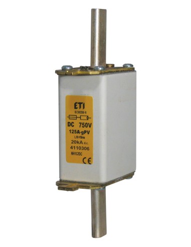 Wkładka bezpiecznikowa NH1C 100A gR 750V DC WT-1C 004110516