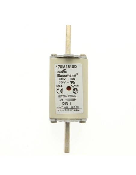 Wkładka bezpiecznikowa DIN1 400A aR 690V 170M3819D