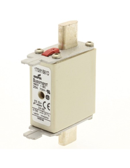 Wkładka bezpiecznikowa DIN000 25A gR 690V 170M1561D
