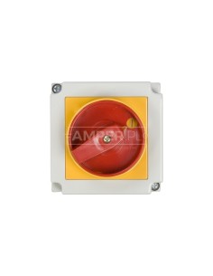 Łącznik krzywkowy awaryjny 0-1 3P 25A w obudowie 4G25-10-PK S6 63-241673-031