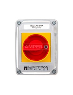 Łącznik krzywkowy 0-1 3P 16A w obudowie ŁK16R-2.8211\OB2ZC