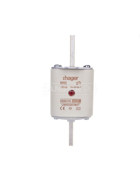 Wkładka bezpiecznikowa NH2 361A gTr 400V NH2/gTr/250kVA/400V LNH20361M4T