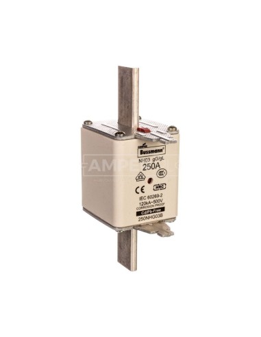 Wkładka bezpiecznikowa NH3 250A gL/gG 500V 250NHG03B