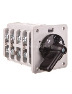 Łącznik krzywkowy 0-gwiazda-trójkąt 3P 40A Łuk 40-21 924009