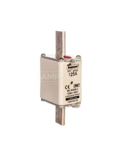 Wkładka NH1 125A 500V gL/gG podwójny wskaźnik 125NHG1B