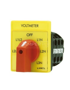 Łącznik krzywkowy woltomierzowy awaryjny 3P 16A do wbudowania PKT4 C43LXXXOFY000