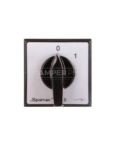 Łącznik krzywkowy 0-1 1P 25A do wbudowania SK25-1.825\P03