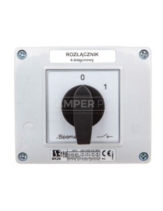 Łącznik krzywkowy 0-1 32A 4P w obudowie SK25-2.8210\OB13