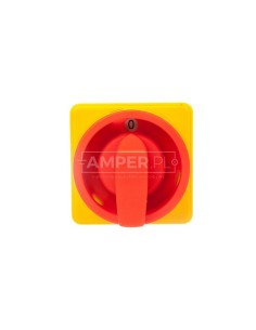 Łącznik krzywkowy 0-1 16A 3P do wbudowania żółto-czerwony SK16-2.8211\P08