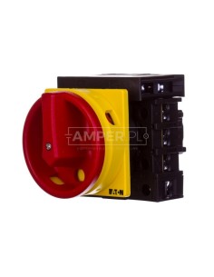 Łącznik krzywkowy 0-1 3P+N 25A 1Z 1R do wbudowania P1-25/EA/SVB/N/HI11 048367