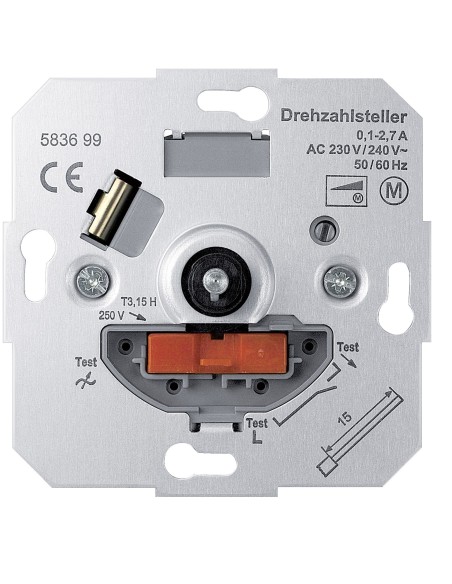 Merten Regulator obrotów 1-fazowy 230V MTN583699