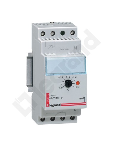 Termostat modułowy 3-30°C 250V 6A TT301 003840