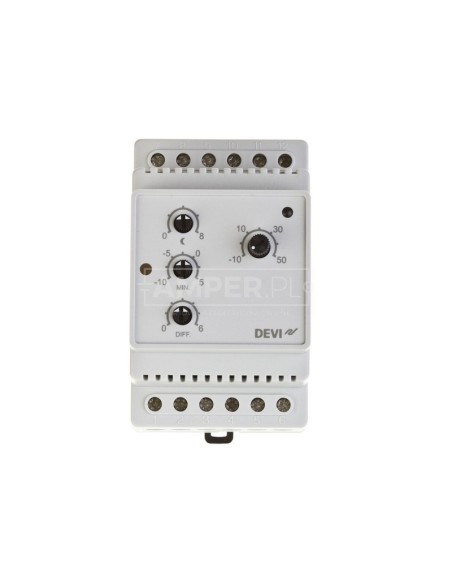 Termostat DEVIreg 316 230V 16A -10-50°C IP20 140F1075