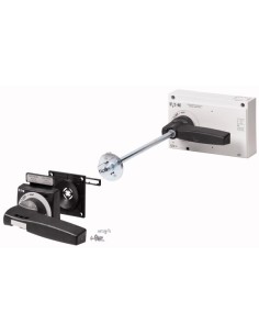 Napęd drzwiowy czarny z blokadą NZM4-XHB-DA 119002