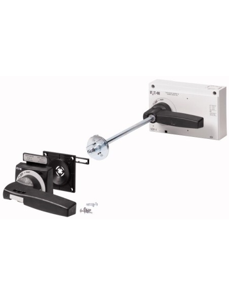 Napęd drzwiowy czarny z blokadą NZM4-XHB-DA 119002