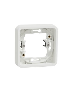 Mureva Styl Podstawa podtynkowa 1x z pazurkami montażowymi biała MUR39108