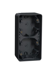 Mureva Styl Podstawa naścienna 2x pionowa antracytowa MUR37912