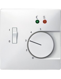 Merten System D Płytka centralna regulatora temperatury /ogrzewanie podłogowe/ biały polarny MTN537519