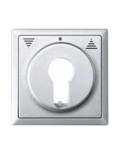 Merten System D Płytka centralna łącznika żaluzjowego na klucz aluminiowy MTN319760