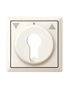Merten System D Płytka centralna łącznika żaluzjowego na klucz kremowy MTN319744