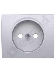 SISTENA LIFE Plakietka gniazda pojedynczego metalic 771326