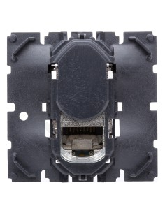 CELIANE Gniazdo komputerowe pojedyncze RJ45 STP kat.6 czarne 067346