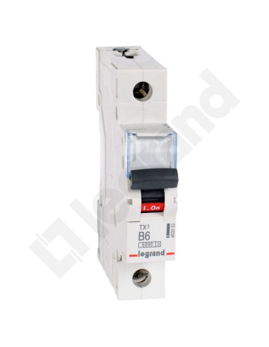 Wyłącznik nadprądowy 1P B 6A 6kA AC S301 TX3 403353
