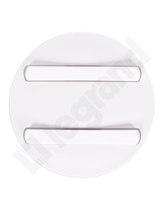 CELIANE Plakietka klawisza podwójnego slim biała 065002 2