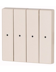 Xcomfort Klawisz 4-biegunowy kremowy tworzywo 55x55mm CWIZ-04/02-LED 126063