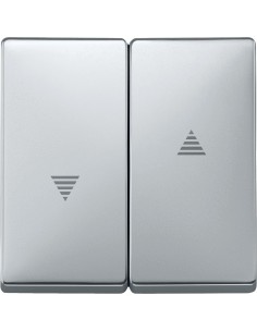 Merten System D Klawisz żaluzjowy aluminiowy MTN411560