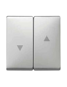 Merten System D Klawisz żaluzjowy stal szlachetna MTN411546