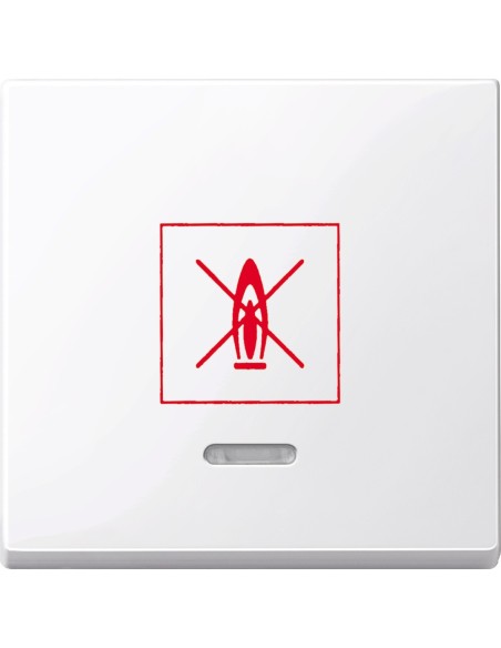 Merten System M Klawisz pojedynczy z oznaczeniem /grzejnik/ z lampką sygnalizacyjną MTN3307-0325