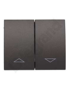 SISTENA LIFE Klawisz żaluzjowy podwójny choco 771214