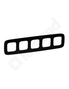 VALENA ALLURE Ramka pięciokrotna czarne szkło 755535