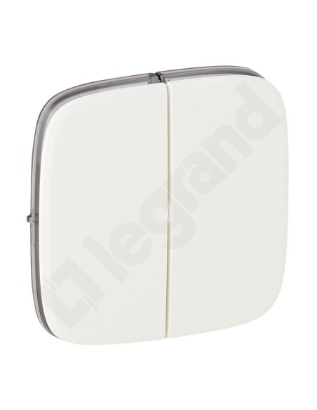 VALENA ALLURE Klawisz podwójny biały 755025