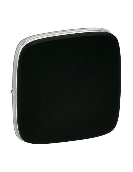 VALENA ALLURE Klawisz łącznika: jednobiegunowego lub schodowego lub przycisku przełącznikanego no/nc czarny 755008