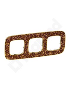 VALENA ALLURE Ramka potrójna purpurowy barok 754443