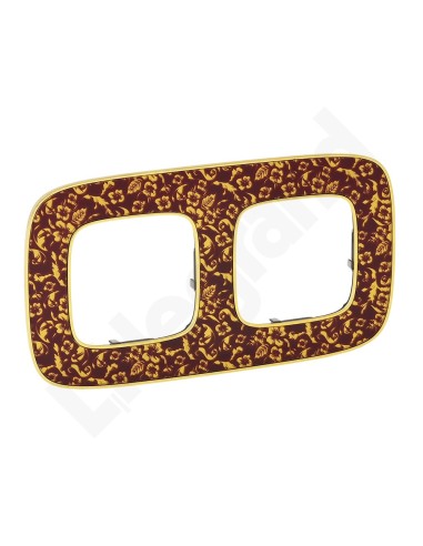 VALENA ALLURE Ramka podwójna purpurowy barok 754442