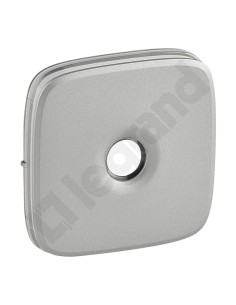 VALENA ALLURE Klawisz łącznika uniwersalnego z automatycznym wyłączeniem aluminium 752077