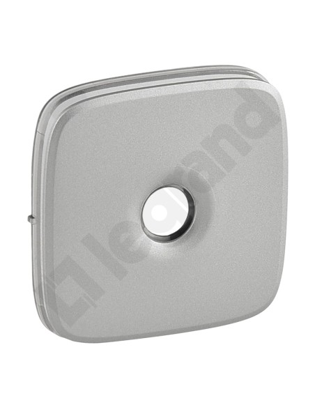 VALENA ALLURE Klawisz łącznika uniwersalnego z automatycznym wyłączeniem aluminium 752077