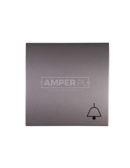 [wycofane] Simon Classic Klawisz pojedynczy przycisku /dzwonek/ aluminium metalizowane MKD1/26