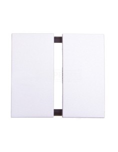 Berker B.1/B.3/B.7 Glas Klawisz podwójny srebrny 16231404