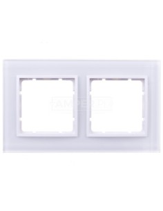 Berker.B.7 GLAS Ramka 2- krotna szklana śnieżnobiała 10126909
