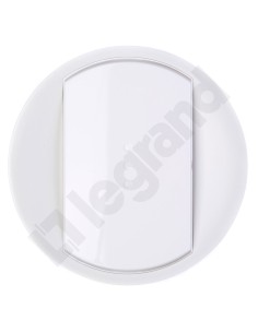 CELIANE Klawisz pojedynczy do łącznika podświetlany biały 068003