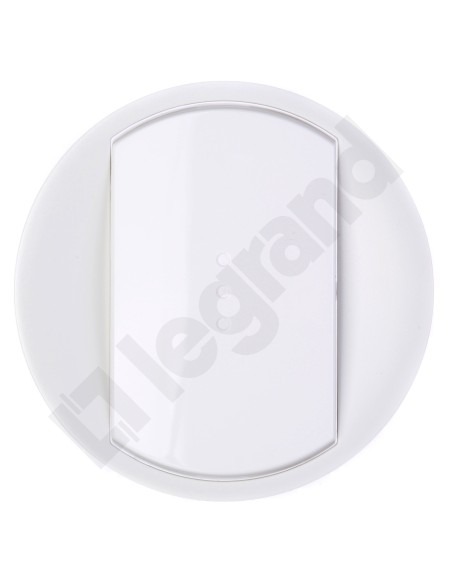 CELIANE Klawisz pojedynczy do łącznika podświetlany biały 068003