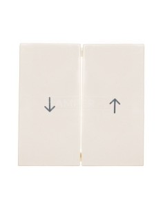 B.Kwadrat Klawisz podwójny symbol /strzałka/ kremowy 5316258992