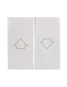 Simon 54 Klawisz do przycisku żaluzjowego SZP1WM biały DKZP1W/11