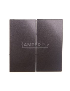 Simon 54 Klawisz podwójny łącznika schodowego do SW6/2M antracyt DKW6/2/48