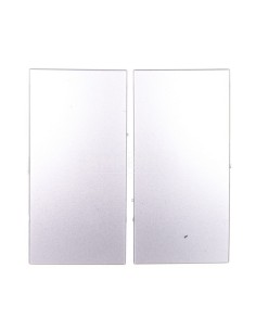 Simon 54 Klawisz podwójny do łaczników/przycików srebrny matowy DKW5/43